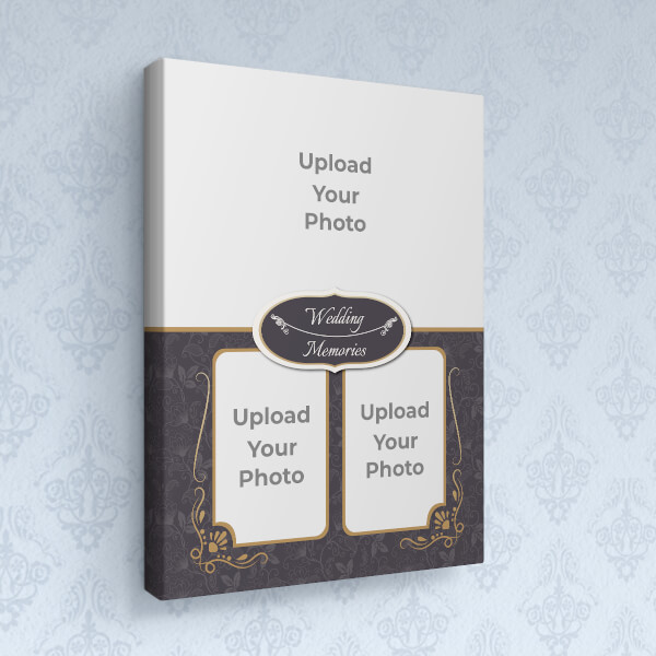 Traditional Wedding Frame Design: Portrait canvas Photo Frame with Image Printing – PrintShoppy Photo Frames