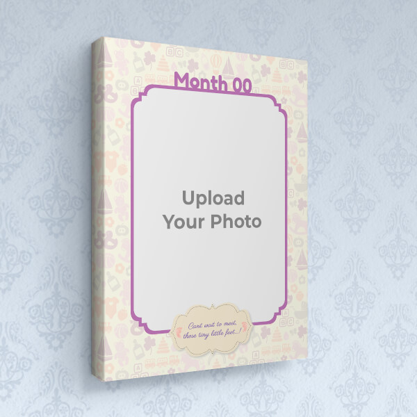 Tiny Little Feet Baby Design: Portrait canvas Photo Frame with Image Printing – PrintShoppy Photo Frames
