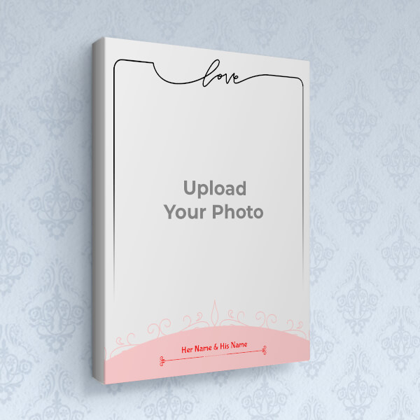 Love Frame Design: Portrait canvas Photo Frame with Image Printing – PrintShoppy Photo Frames