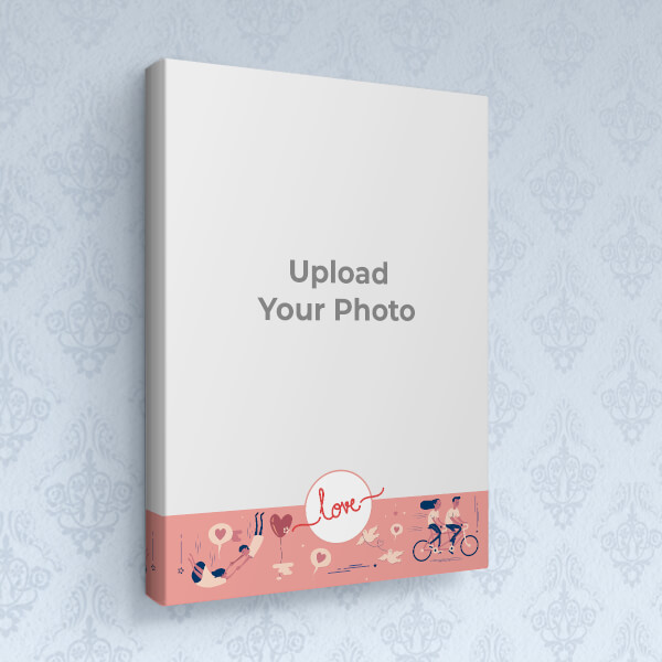 Love Cycle Design: Portrait canvas Photo Frame with Image Printing – PrintShoppy Photo Frames