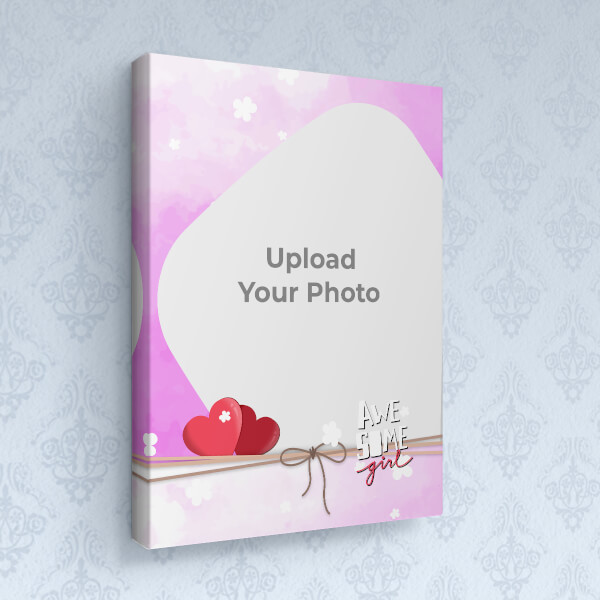 Awesome Girl Design: Portrait canvas Photo Frame with Image Printing – PrintShoppy Photo Frames
