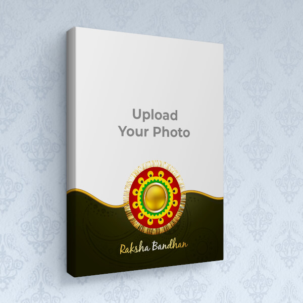 Raksha Bandhan Design: Portrait canvas Photo Frame with Image Printing – PrintShoppy Photo Frames