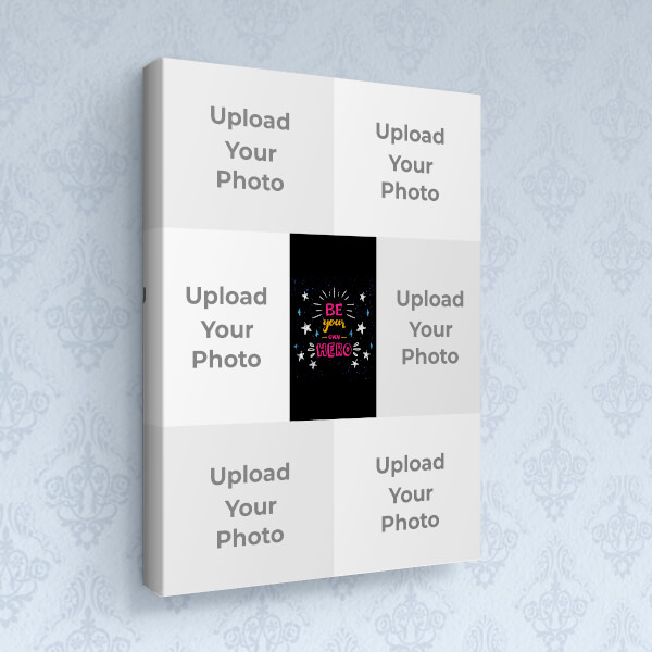 Be Your Own Hero Design: Portrait canvas Photo Frame with Image Printing – PrintShoppy Photo Frames