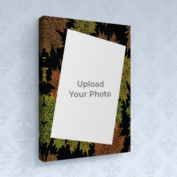Autumn Leaves Design: Portrait canvas Photo Frame with Image Printing – PrintShoppy Photo Frames