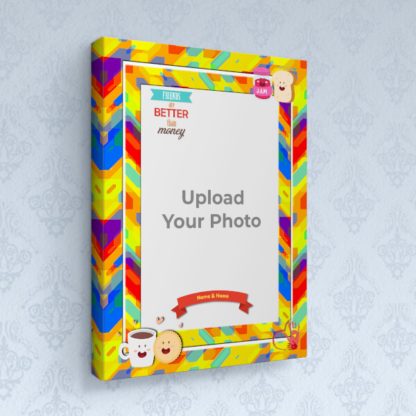 Happy Friendship Day Design: Portrait canvas Photo Frame with Image Printing – PrintShoppy Photo Frames