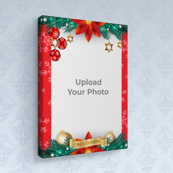 Merry Christmas Design: Portrait canvas Photo Frame with Image Printing – PrintShoppy Photo Frames