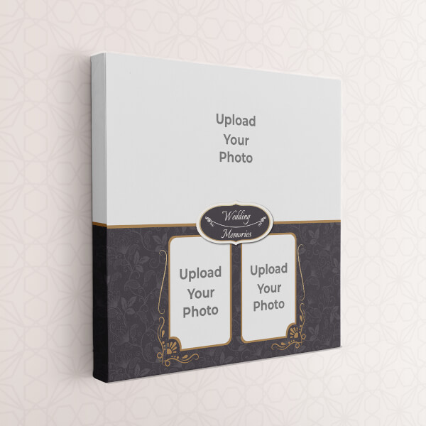Traditional Wedding Frame Design: Square canvas Photo Frame with Image Printing – PrintShoppy Photo Frames