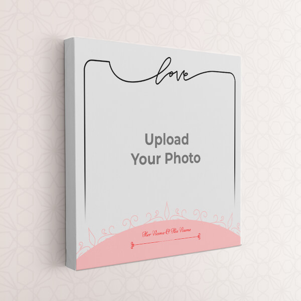 Love Frame Design: Square canvas Photo Frame with Image Printing – PrintShoppy Photo Frames