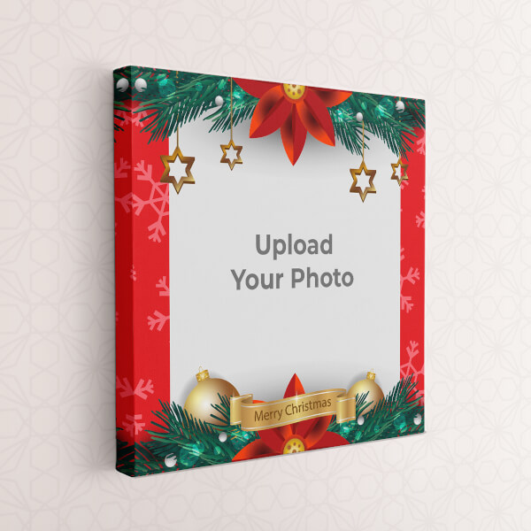 Merry Christmas Design: Square canvas Photo Frame with Image Printing – PrintShoppy Photo Frames