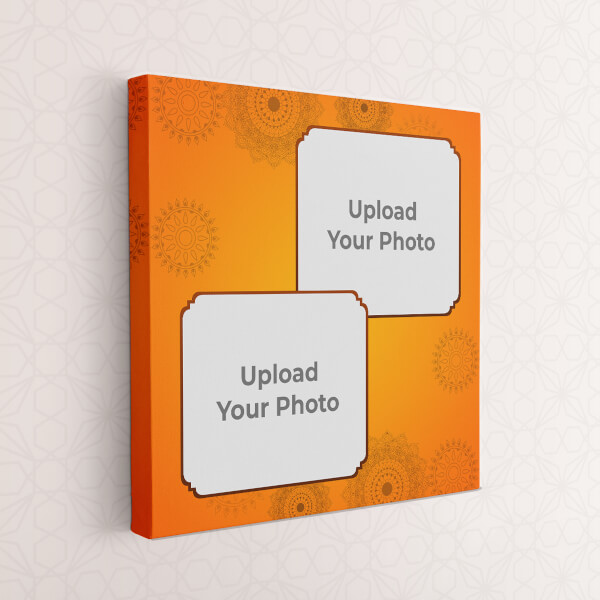 Happy Wedding Theme: Square canvas Photo Frame with Image Printing – PrintShoppy Photo Frames