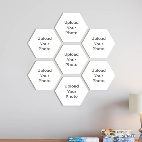 Full Pic Upload Design: Mini Hexagon Photo Collage