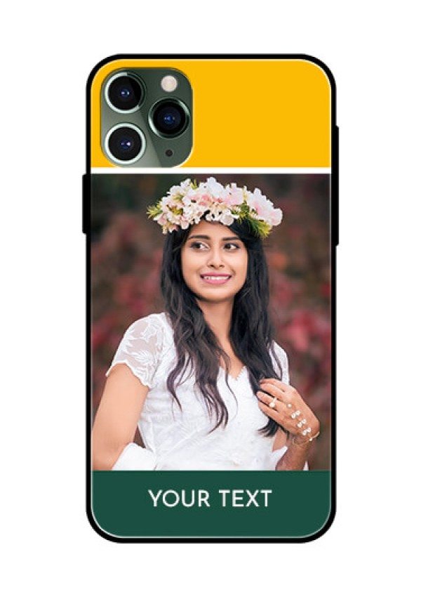 Apple iPhone 11 Pro Photo Printing on Glass Case  - Love You Design