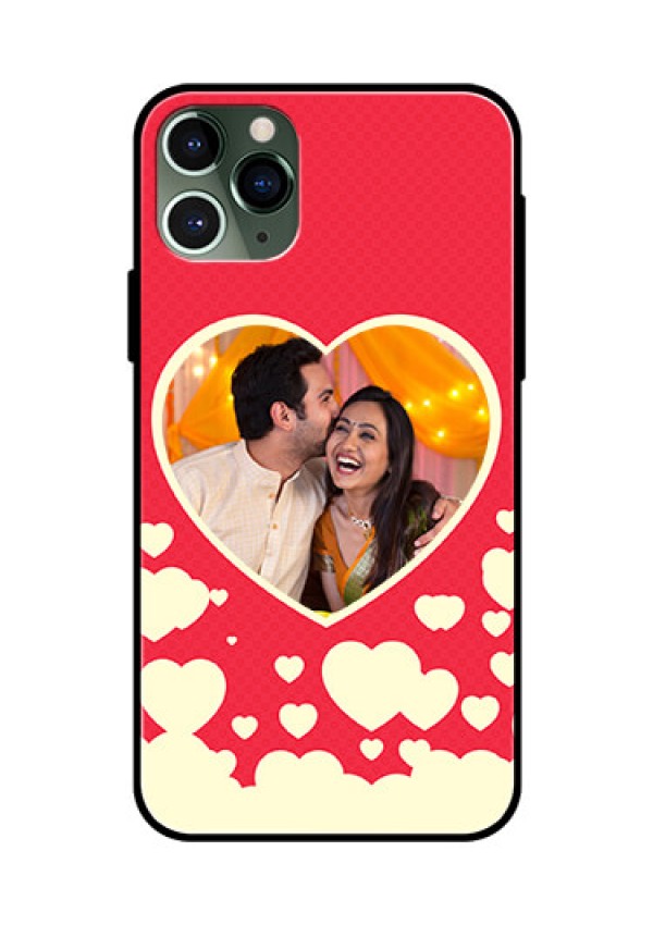 Apple iPhone 11 Pro Custom Glass Mobile Case  - Love Symbols Phone Cover Design