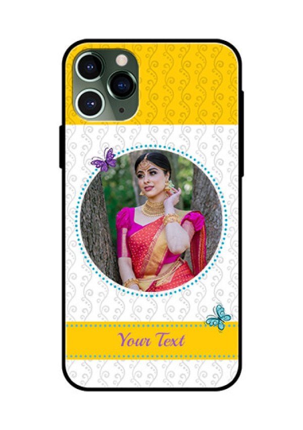 Apple iPhone 11 Pro Custom Glass Mobile Case  - Girls Premium Case Design