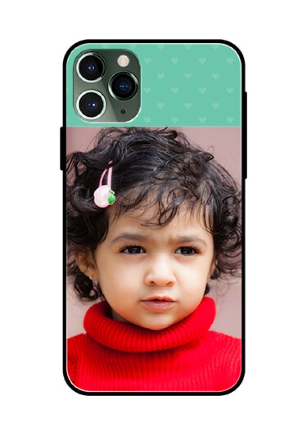 Apple iPhone 11 Pro Custom Glass Phone Case  - Lovers Picture Design
