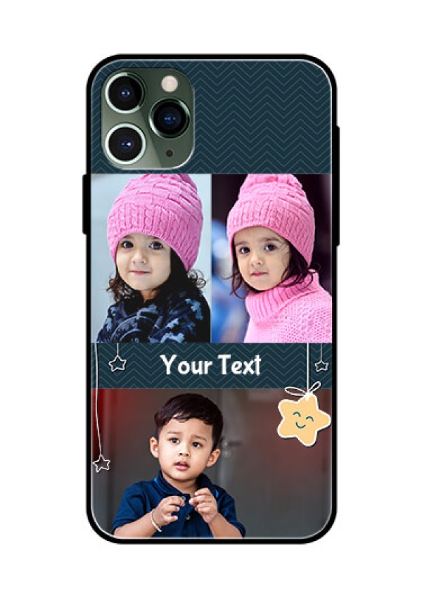 Apple iPhone 11 Pro Custom Glass Mobile Case  - Hanging Stars Design