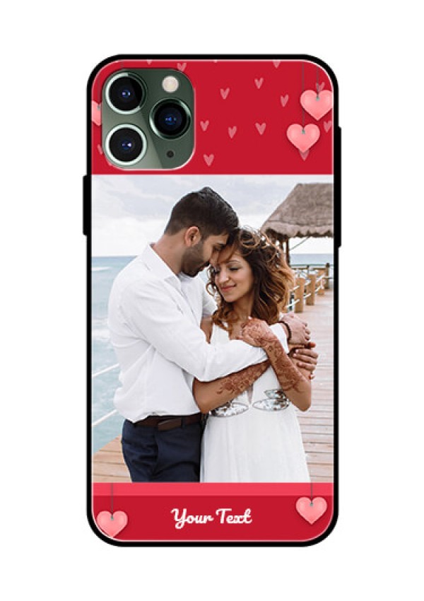 Apple iPhone 11 Pro Custom Glass Phone Case  - Valentines Day Design