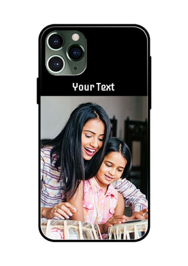 Iphone 11 Pro Photo with Name on Glass Phone Case