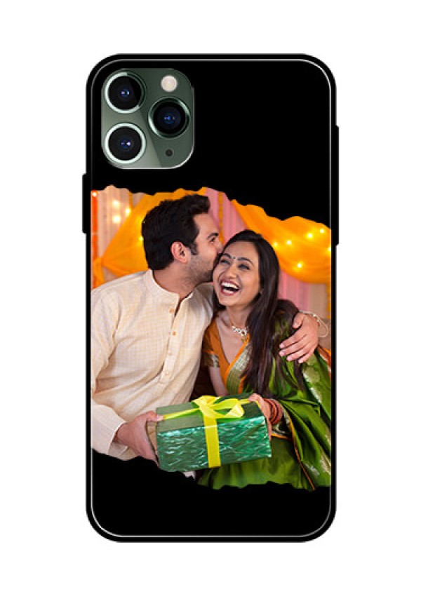 iPhone 11 Pro Custom Glass Phone Case - Tear-off Design