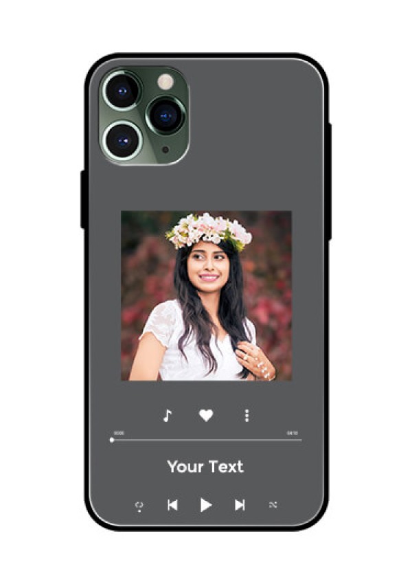 iPhone 11 Pro Custom Glass Mobile Case - Play The Music Design