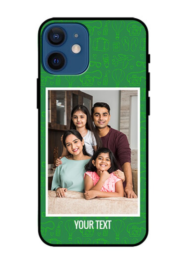 Iphone 12 Mini Personalized Glass Phone Case  - Picture Upload Design