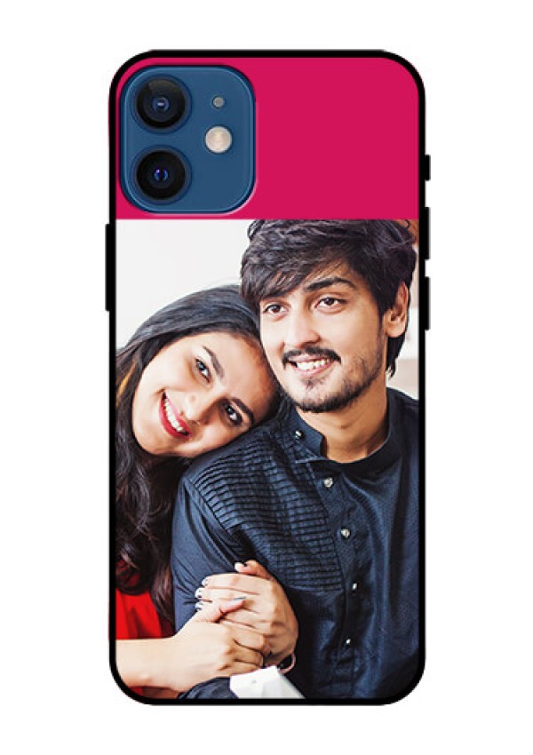 Iphone 12 Mini Custom Glass Mobile Case  - Anniversary Cover Design