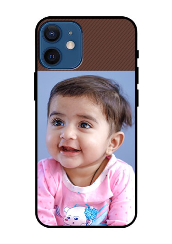 Iphone 12 Mini Custom Glass Mobile Case  - Elegant Case Design