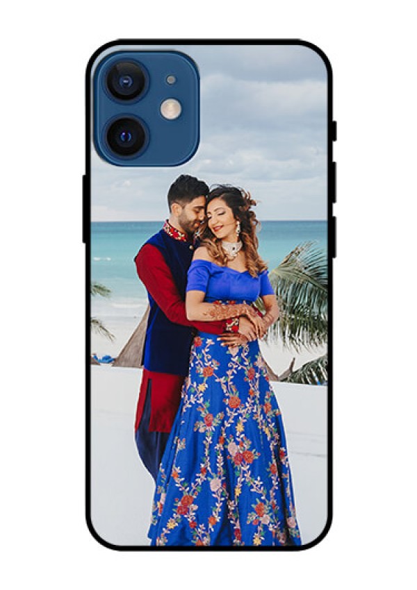 Iphone 12 Mini Photo Printing on Glass Case  - Upload Full Picture Design
