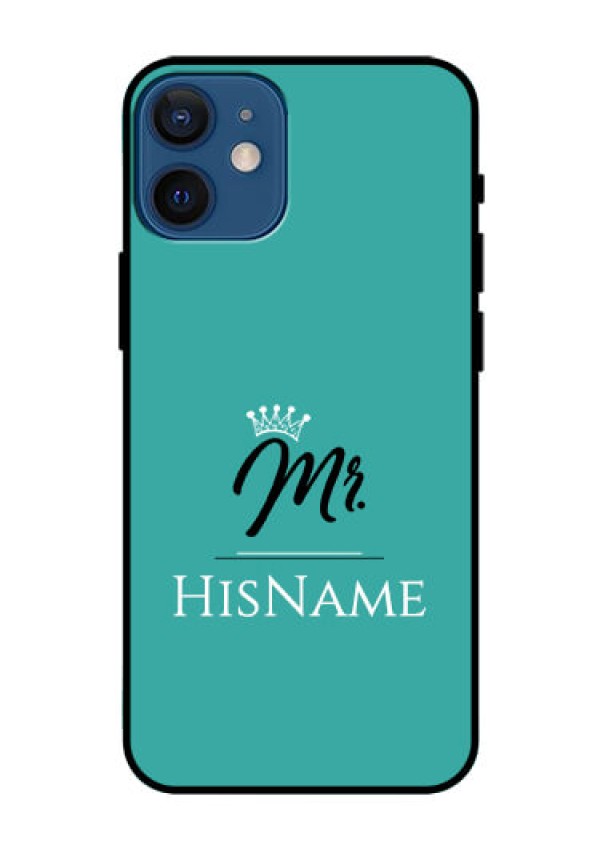 Iphone 12 Mini Custom Glass Phone Case Mr with Name