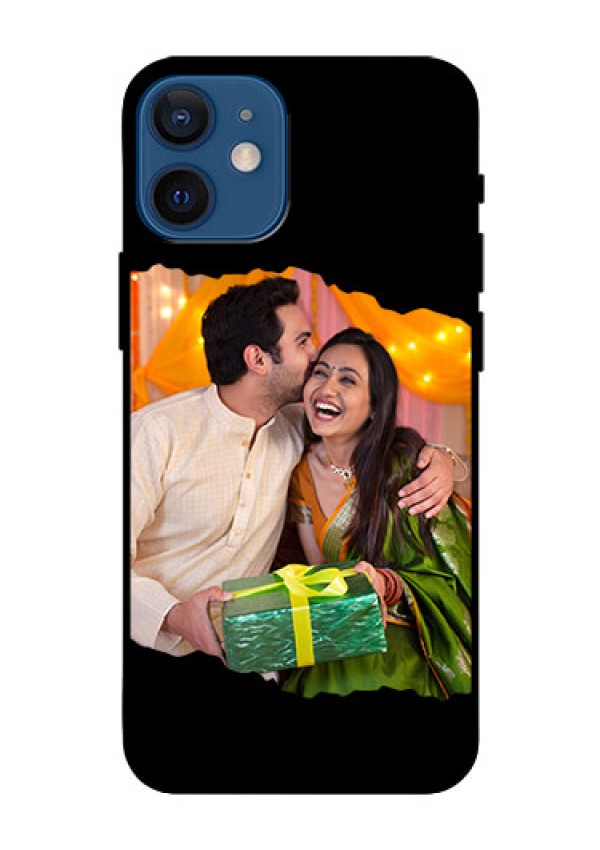 iPhone 12 Mini Custom Glass Phone Case - Tear-off Design