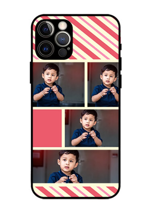 Iphone 12 Pro Personalized Glass Phone Case  - Picture Upload Mobile Case Design