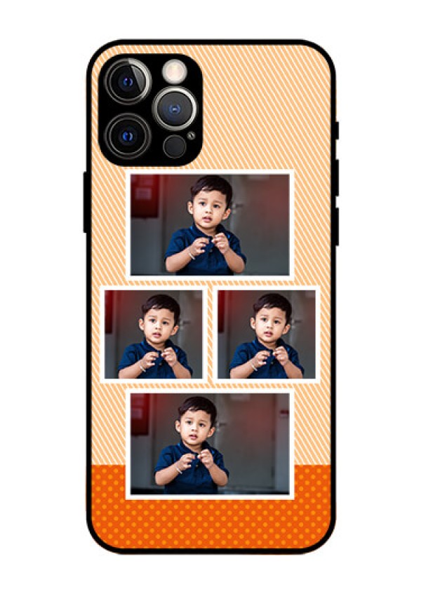 Iphone 12 Pro Photo Printing on Glass Case  - Bulk Photos Upload Design