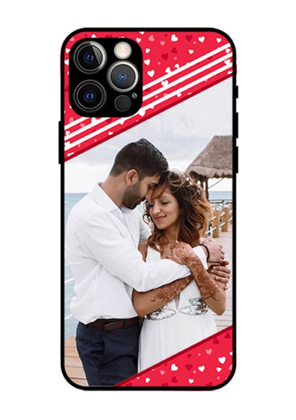Iphone 12 Pro Custom Glass Mobile Case  - Valentines Gift Design