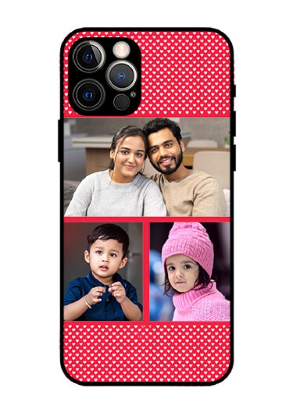 Iphone 12 Pro Personalized Glass Phone Case  - Bulk Pic Upload Design