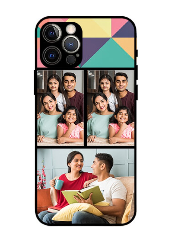 Iphone 12 Pro Custom Glass Phone Case  - Bulk Pic Upload Design