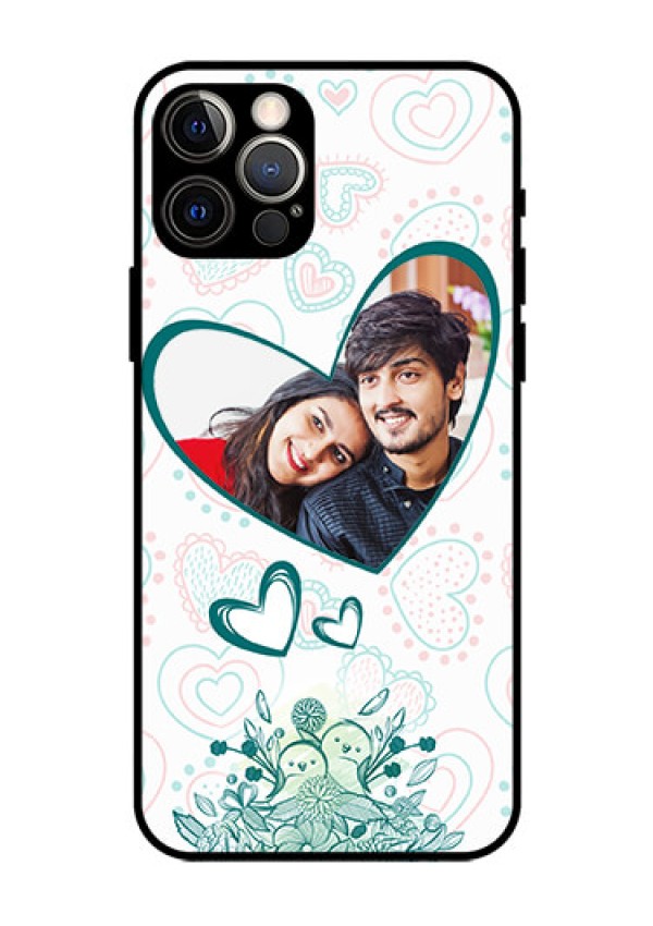 Iphone 12 Pro Photo Printing on Glass Case  - Premium Couple Design