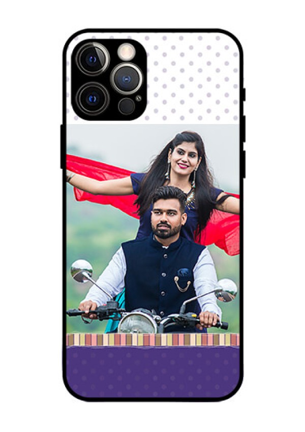 Iphone 12 Pro Photo Printing on Glass Case  - Cute Family Design