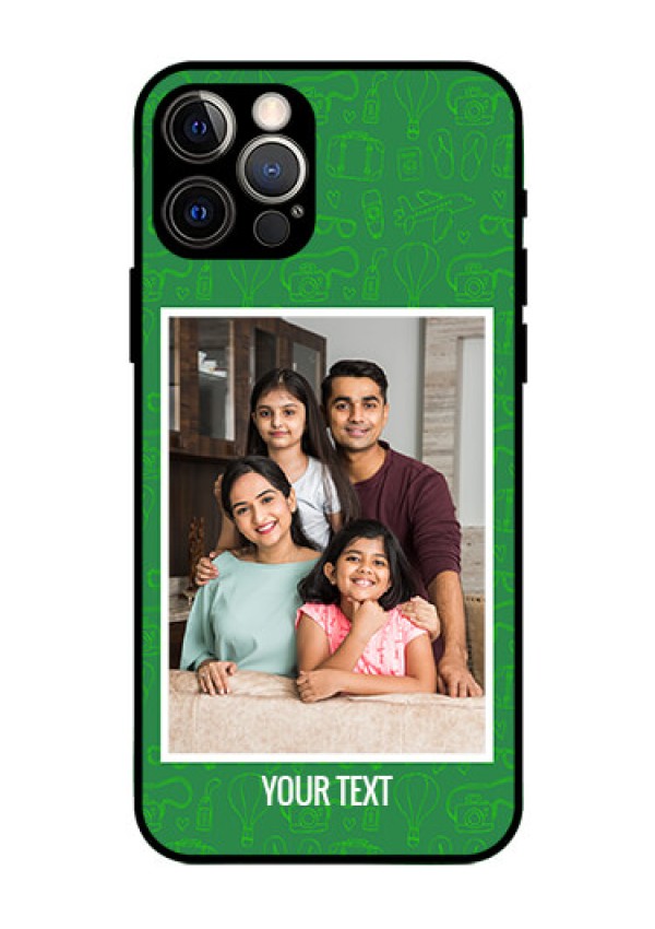 Iphone 12 Pro Personalized Glass Phone Case  - Picture Upload Design