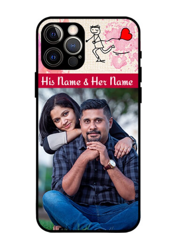Iphone 12 Pro Photo Printing on Glass Case  - You and Me Case Design