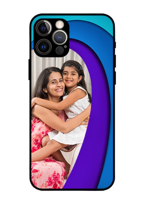 Iphone 12 Pro Photo Printing on Glass Case  - Simple Pattern Design