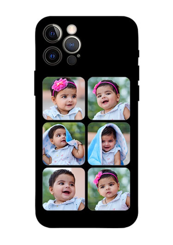 Iphone 12 Pro Photo Printing on Glass Case  - Multiple Pictures Design