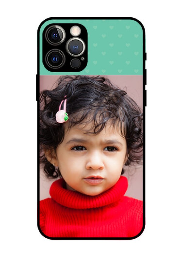 Iphone 12 Pro Custom Glass Phone Case  - Lovers Picture Design