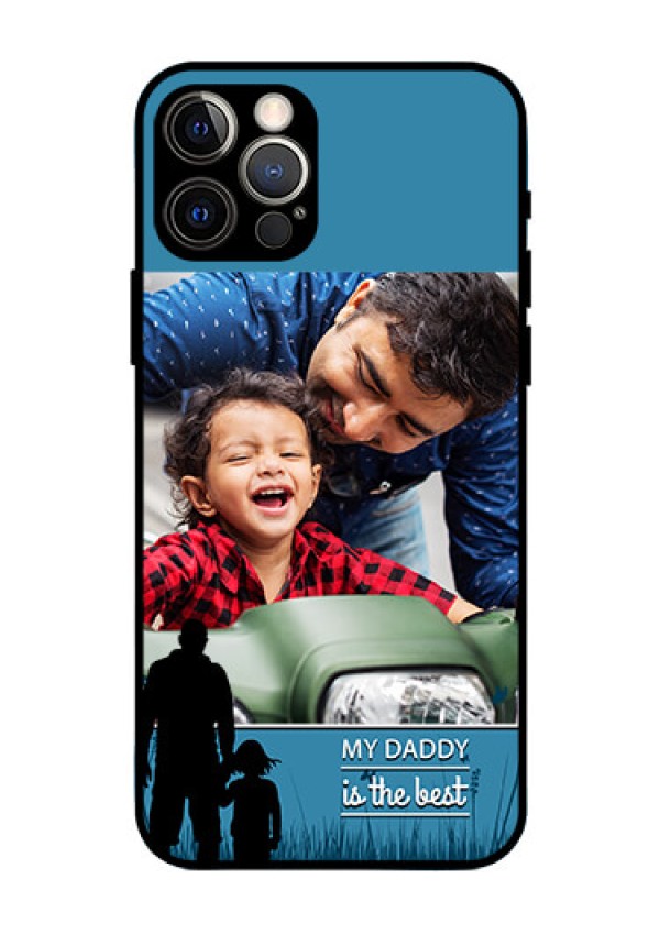 Iphone 12 Pro Custom Glass Mobile Case  - Best dad design 