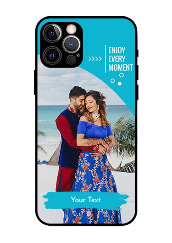 Iphone 12 Pro Custom Glass Mobile Case  - Happy Moment Design