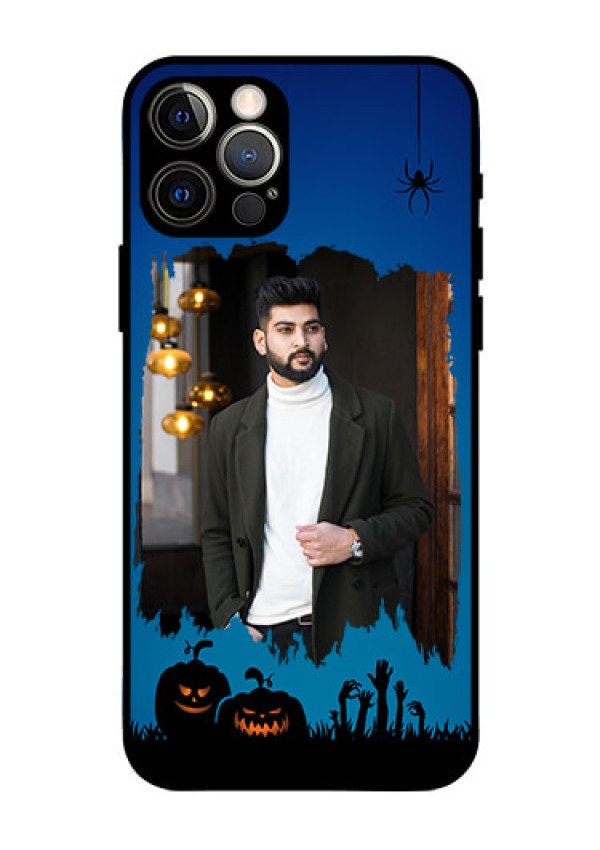 Iphone 12 Pro Photo Printing on Glass Case  - with pro Halloween design 