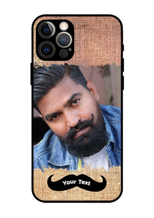 Iphone 12 Pro Personalized Glass Phone Case  - with Texture Design
