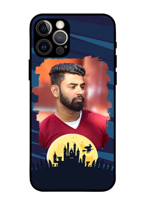 Iphone 12 Pro Photo Printing on Glass Case  - Halloween Witch Design 