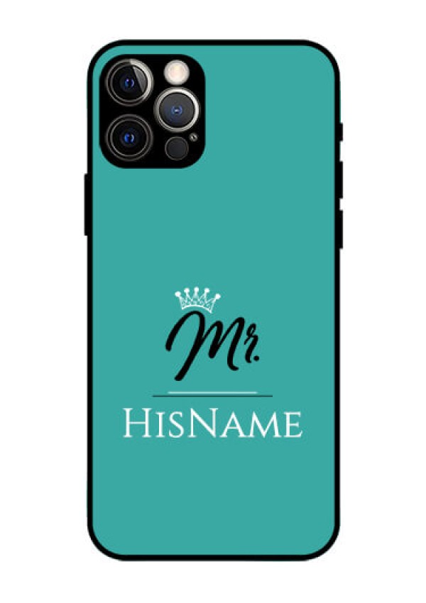 Iphone 12 Pro Custom Glass Phone Case Mr with Name