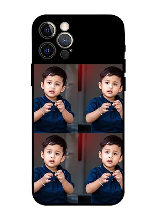Iphone 12 Pro 4 Image Holder on Glass Mobile Cover
