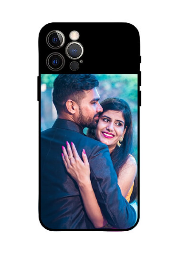 iPhone 12 Pro Custom Glass Phone Case - Upload Full Picture With Custom Color Design